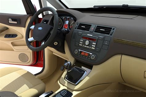 Interior of Ford C-Max - 3d artist George Mileff - Hum3D