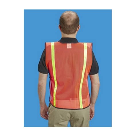 Reflective Safety Vest – Orange, S/XL