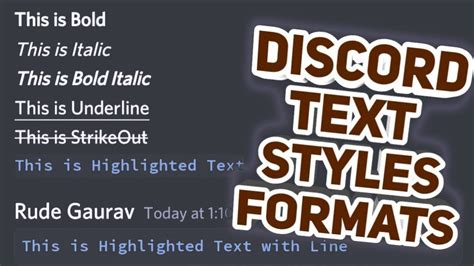 Discord All Text Styles | Fonts Formatting Styles | Spoilers Text ...