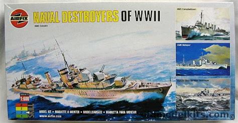 Airfix 1/600 HMS Campbelltown Hotspur Narvik Cossack Naval Destroyers ...