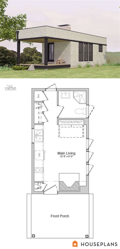 27 Adorable Free Tiny House Floor Plans | Крошечные дома, Архитектура ...