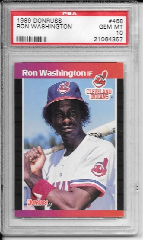 Auction Prices Realized Baseball Cards 1989 Donruss Ron Washington