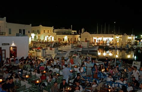 Paros Nightlife in Naousa. | Paros island, Paros, Night life