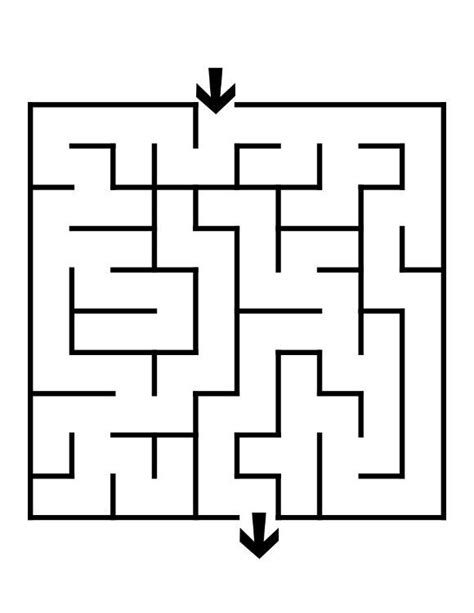 Easy Mazes. Printable Mazes for Kids. - Best Coloring Pages For Kids ...