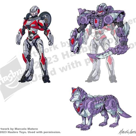 Transformers: Rise Of The Beasts Beast Combiners Arcee & Silverfang ...