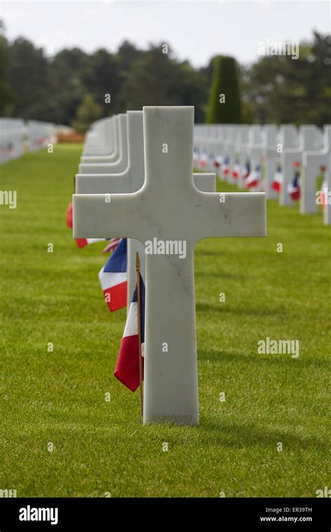 Normandy American Cemetery Stock Photo - Alamy