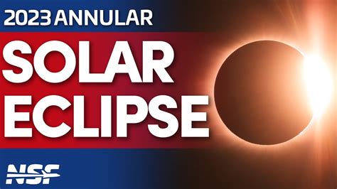 2023 Annular Solar Eclipse - YouTube