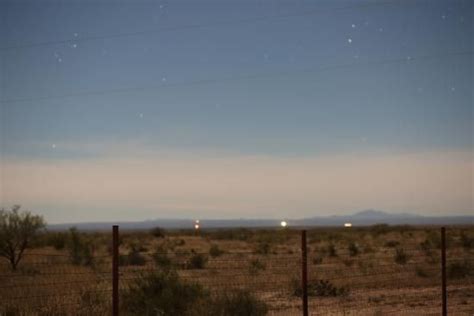 The Marfa Mystery Lights: The Marfa lights. look to the right of the ...