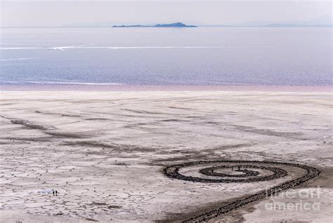 Spiral Jetty - Great Salt Lake - Utah Photograph by Gary Whitton