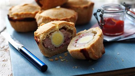 Small pork pies with quails’ eggs recipe - BBC Food