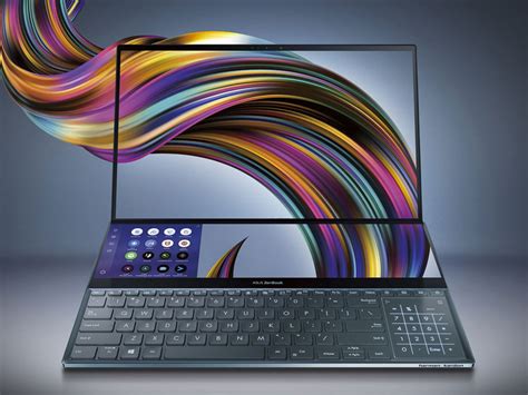 The Asus Zenbook Pro Duo features a secondary 4K touch-display: Digital ...