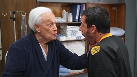 Bob Barker and Adam Sandler reenact their Happy Gilmore fight scene for ...