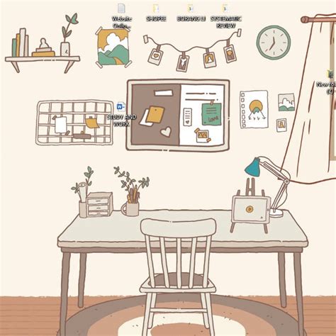 Desktop Wallpaper Minimalist Study Room - Etsy Australia