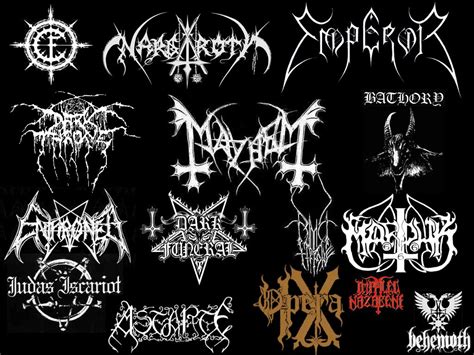 Black Metal Logos by krios3 on DeviantArt | Metal band logos, Metallic ...