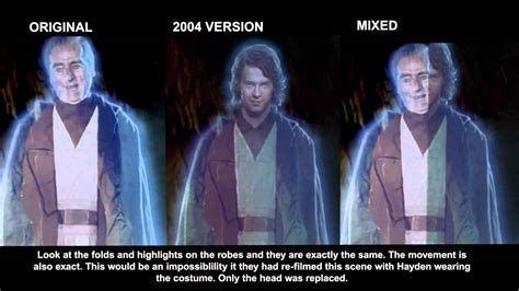 anakin head replace in ROTJ - YouTube