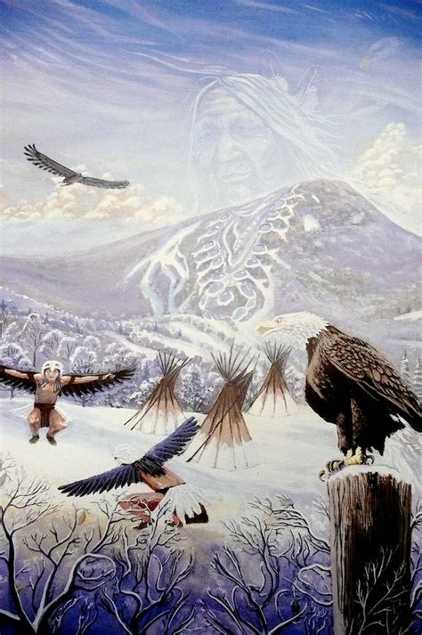 Eagle art print native american art print totem eagle art