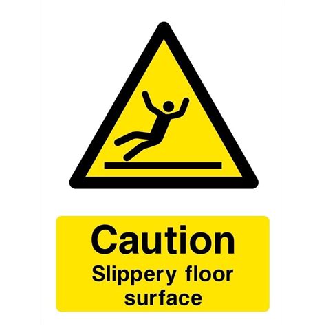 Slippery Floor Surface Sign | Slippery floor, Signs, Slippery