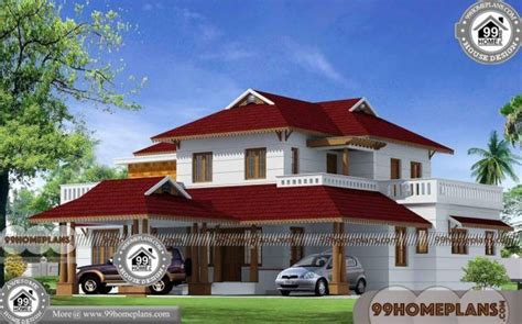 Kerala Style Nalukettu House Plans with 3D Elevations | Low Cost ...