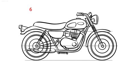 Motorcycle Drawing Ideas How to draw a Motorbike