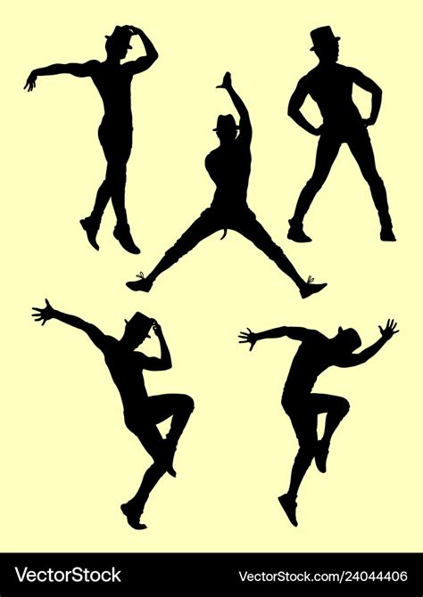 Male Jazz Dancer Silhouette