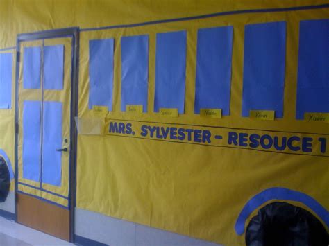 School Bus Bulletin Board -Version 1 Welcome to My classroom