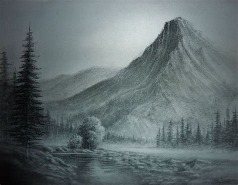 Landscape Pencil Drawings