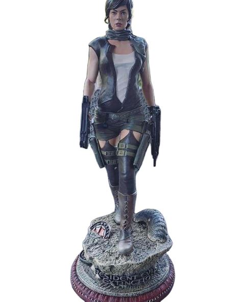 Alice Resident Evil 3D Printed Model Figure Unpainted Unassembled GK 1: ...