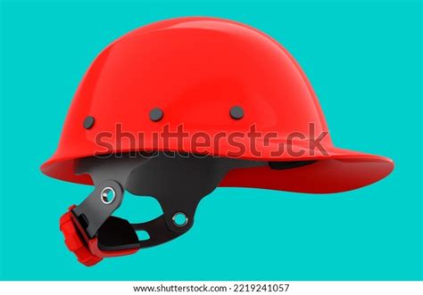 Red Safety Helmet Hard Cap Isolated Stock Illustration 2219241057 ...