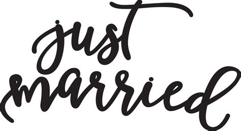 Just Married SVG Cut File - Snap Click Supply Co.