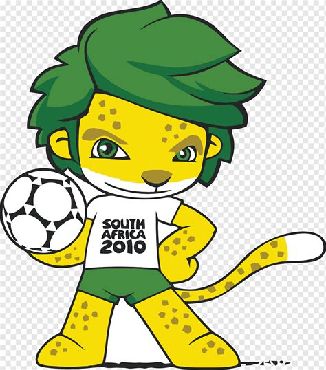 South Africa 2010 World Cup Mascot ZAKUMI, png | PNGWing