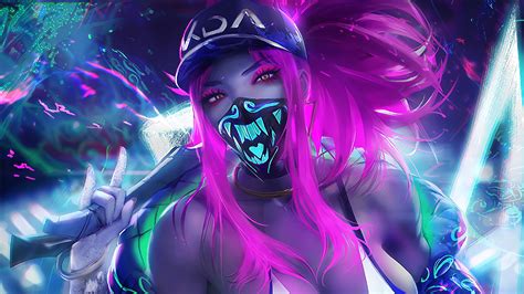 Akali Kda Wallpaper 4k (#3140581) - HD Wallpaper & Backgrounds Download