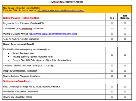 Onboarding Schedule Template – planner template free