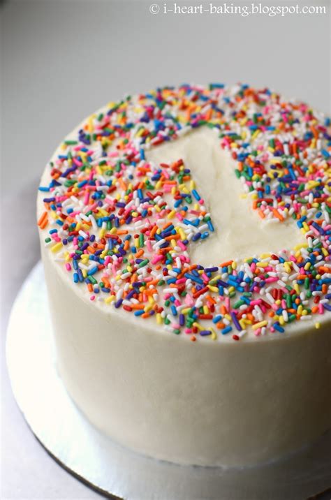 i heart baking!: rainbow sprinkle first birthday smash cake