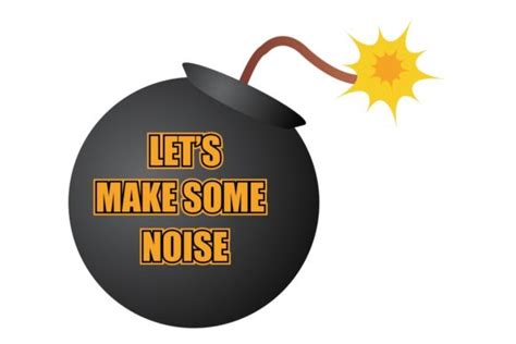 Lets Make Some Noise Graphic by Manshagraphics · Creative Fabrica