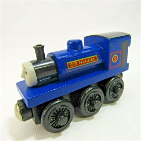 Thomas and Friends Sir Handel Wooden Railway Train 3" Sodor Classic ...