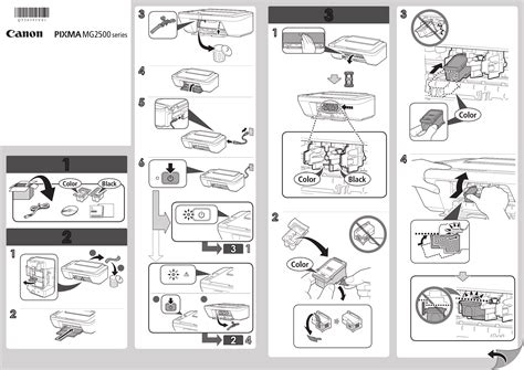 Manual Canon PIXMA MG2540 (page 1 of 2) (All languages)