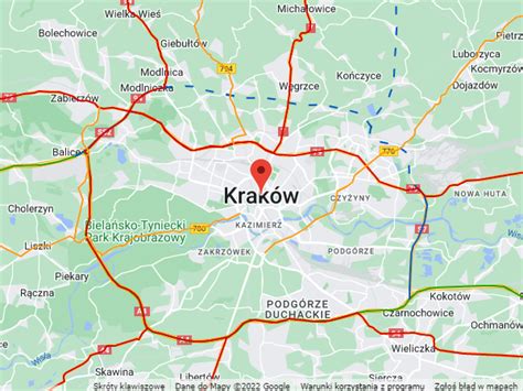 Kraków - mapa samochodowa: drogi, informacje, plany, mapy dróg, zdjęcia.