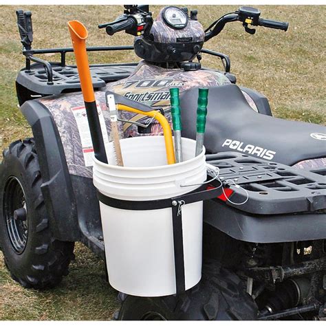 ATV Single Bucket Holder - 142395, Racks & Bags at Sportsman's Guide ...