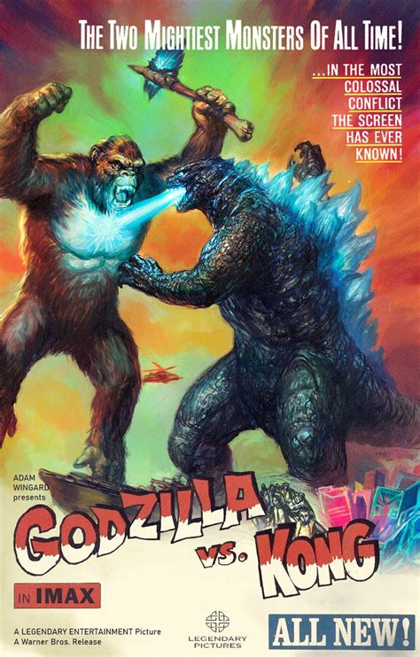 Classic Godzilla vs Kong poster | Godzilla vs. Kong | Know Your Meme