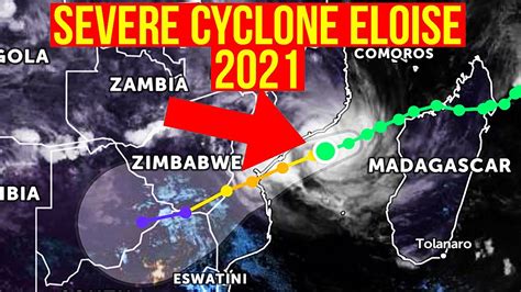 Severe Cyclone Eloise to make Landfall Near Beira , Mozambique | Speed ...