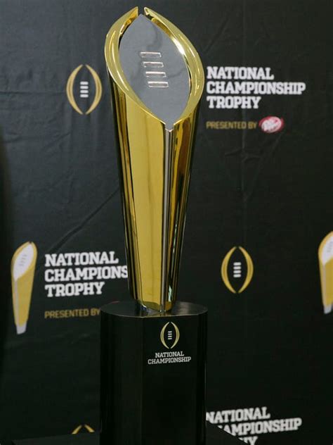 College Football Playoff national championship trophy unveiled