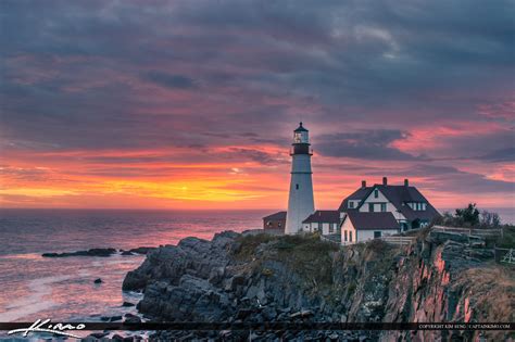 Cape Elizabeth Lighthouse Along the Maine Coast | HDR Photography by ...