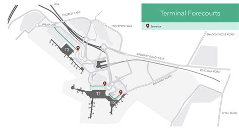 Manchester Airport Map