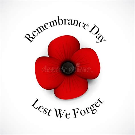 Remembrance Day Poppy Banner, Card. we Will Remember Quote. 11th ...