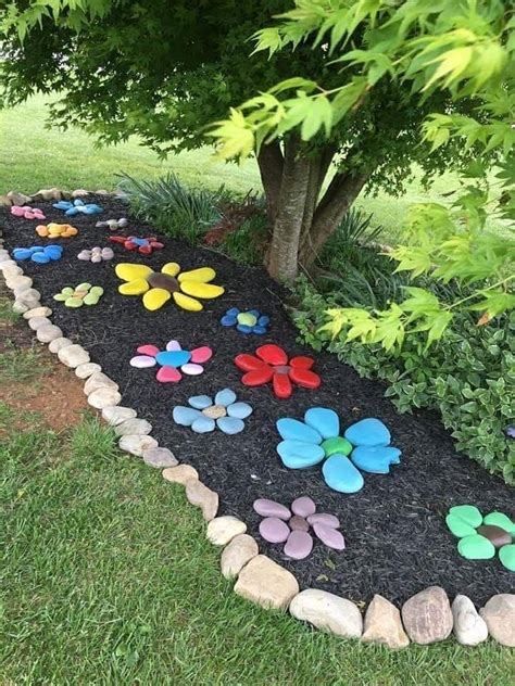 FREE Rock Flower Garden Projects