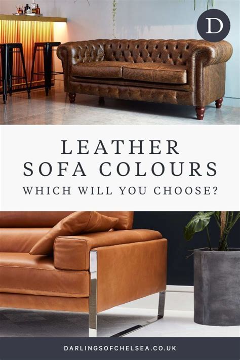 leather sofas with text overlay that says leather sofa colors which ...