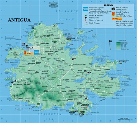 Antigua & Barbuda - Map