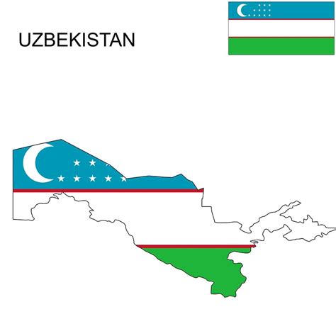 Uzbekistan Flag Map and Meaning | Mappr