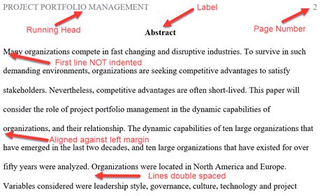 Abstract Page in APA Format: Easily Created Using Microsoft Word.