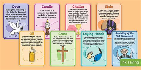 Symbols for the Anointing of the Sick Sacrament | Posters